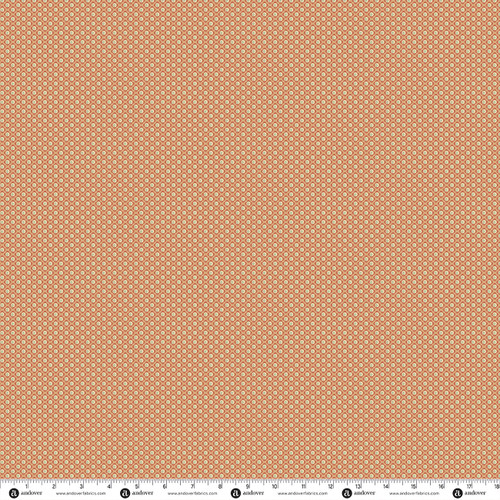 Practical Magic by Laundry Basket Quilts Forget Me Not Burnt Orange