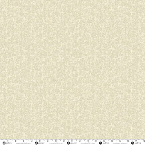 Nocturne by Andover Fabrics Mourning Lace Bone