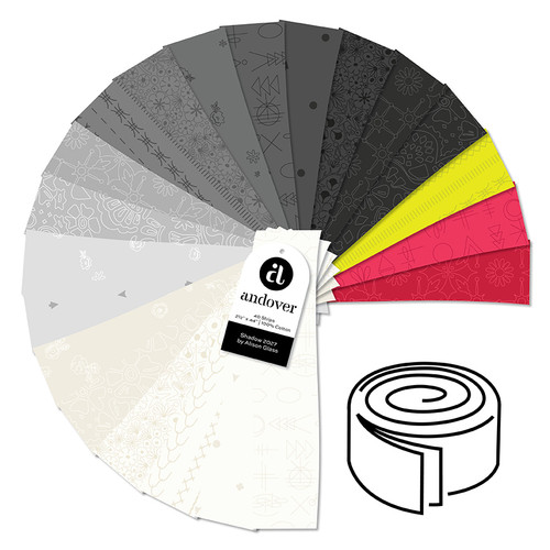 Shadow 2027 - 2.5 Inch Strip Roll - 40 Cuts Each