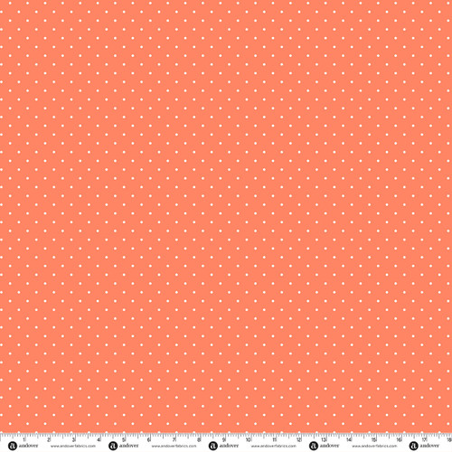 Simply Spot by Andover Fabrics Simply Spot Tangerine
