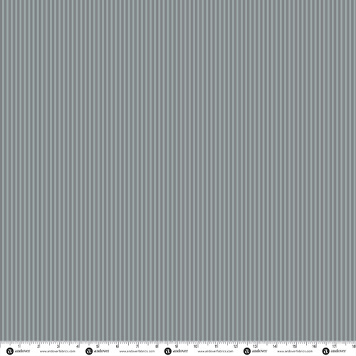 Simply Stripe by Andover Fabrics Simply Stripe Steel