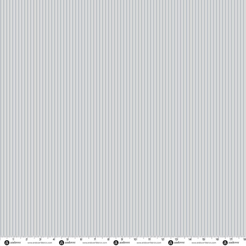 Simply Stripe by Andover Fabrics Simply Stripe Chrome