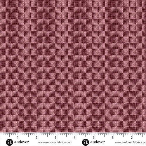 Square Dance by Laundry Basket Quilts Square Dance Puce