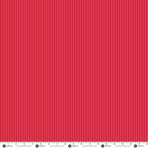 Simply Stripe by Andover Fabrics Simply Stripe Scarlet