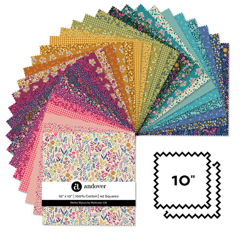 Petite Bijoux - 10 Inch Square - 42 Cuts Each