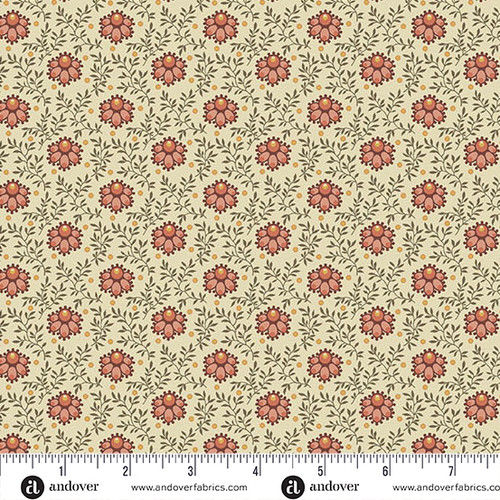 Laundry Line by Laundry Basket Quilts Milkweed Cream Milkweed Cream