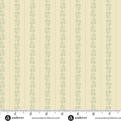 Laundry Line by Laundry Basket Quilts Sugarsnap Cream Sugarsnap Cream