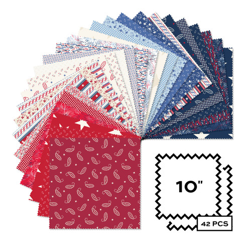 Americana - 10 Inch Square - 42 Cuts Each