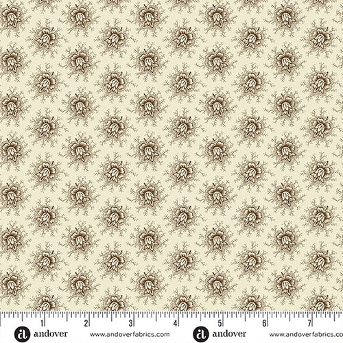 Hazelmont Farm Shirtings by Max and Louise Rose Chocolate