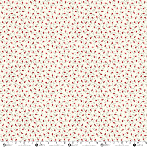 Jollyberry by Andover Fabrics Christmas Lights Snowball