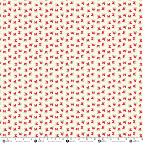 Jollyberry by Andover Fabrics Solstice Bells Snowball