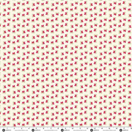 Jollyberry by Andover Fabrics Solstice Bells Snowball