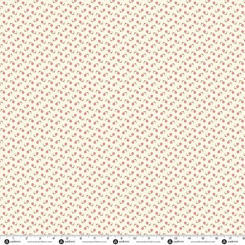 Jollyberry by Andover Fabrics Holiday Paisley Snowball