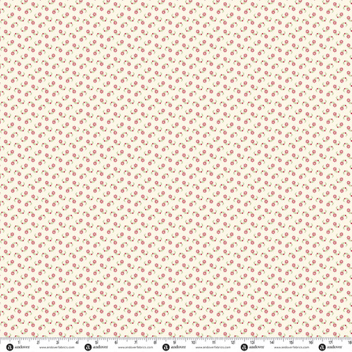 Jollyberry by Andover Fabrics Holiday Paisley Snowball