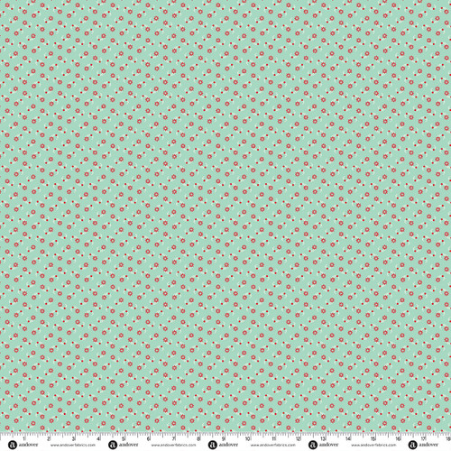 Jollyberry by Andover Fabrics Holiday Paisley Glacier