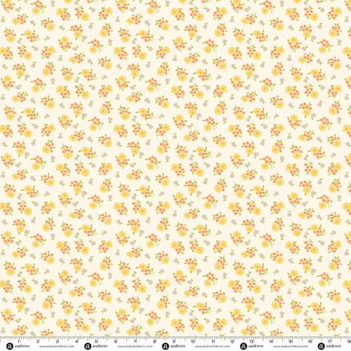Butternut by Andover Fabrics Daisy Vanilla