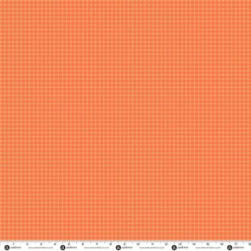 Butternut by Andover Fabrics Checkmate Pumpkin