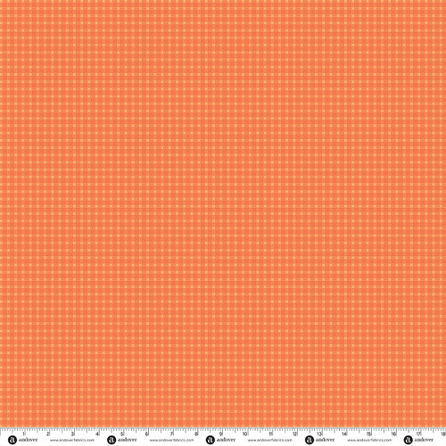 Butternut by Andover Fabrics Checkmate Pumpkin