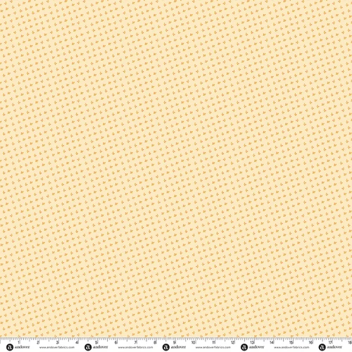 Butternut by Andover Fabrics Leafy Vanilla