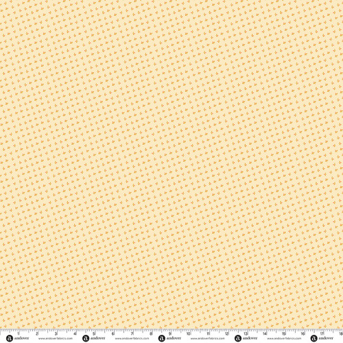 Butternut by Andover Fabrics Leafy Vanilla