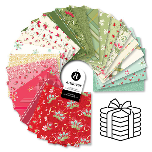 Jollyberry - Fat Quarter Bundle - 25 Cuts Each