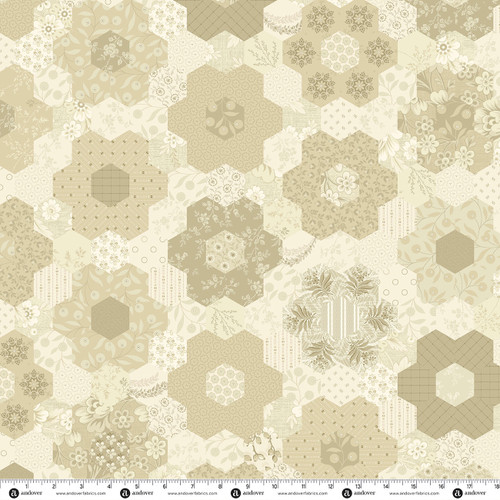 Grandmas Flower Garden by Laundry Basket Quilts Flax