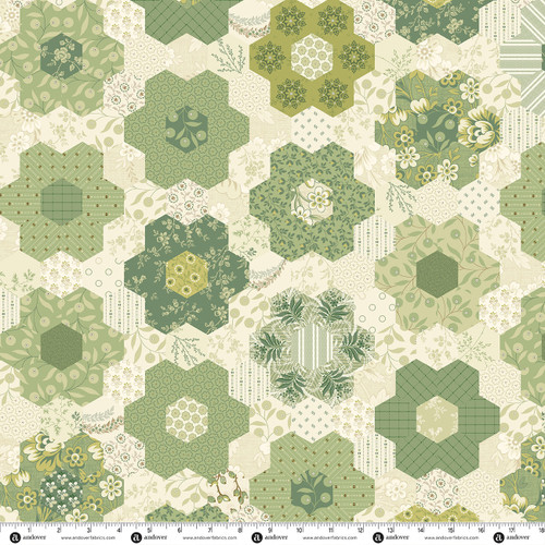 Grandmas Flower Garden 108s by Laundry Basket Quilts Thyme