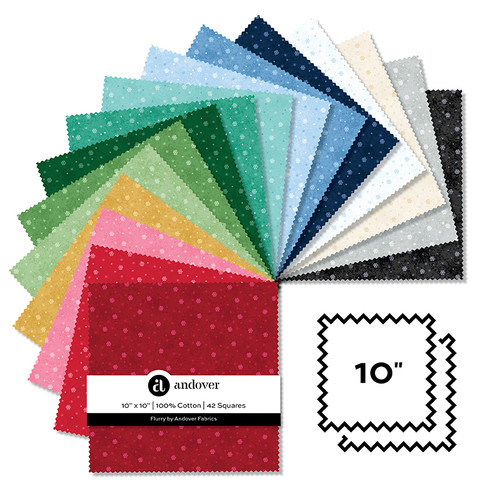 Flurry - 10 Inch Square - 42 Cuts Each
