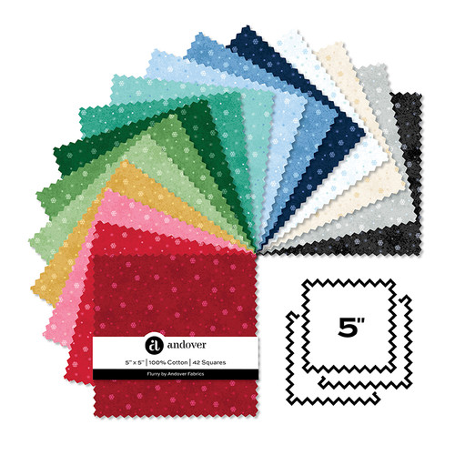 Flurry - 5 Inch Square - 42 Cuts Each