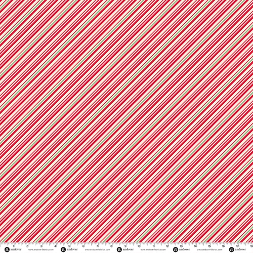 Home for the Holidays by Andover Fabrics Candy Cane Peppermint