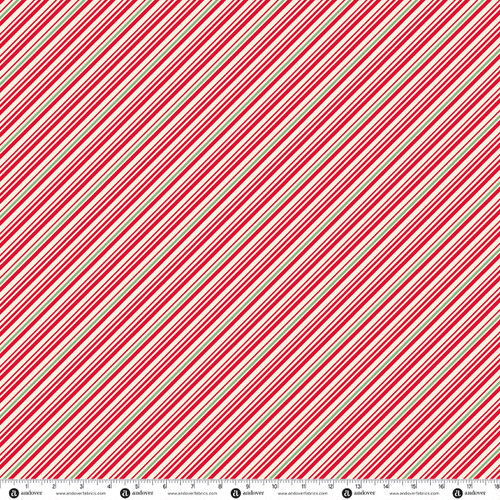 Home for the Holidays by Andover Fabrics Candy Cane Peppermint