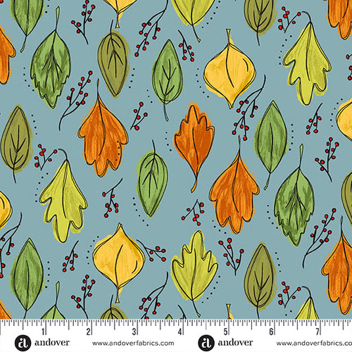 Harvest Home by Amy Latta Fall Foliage Sky