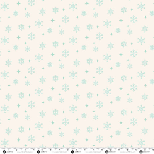 Home for the Holidays 108s by Andover Fabrics Flurries 108 Ice