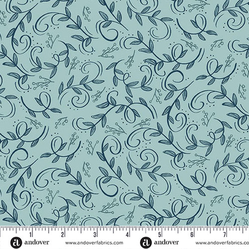 Harvest Home by Amy Latta Swirling Leaves Sky