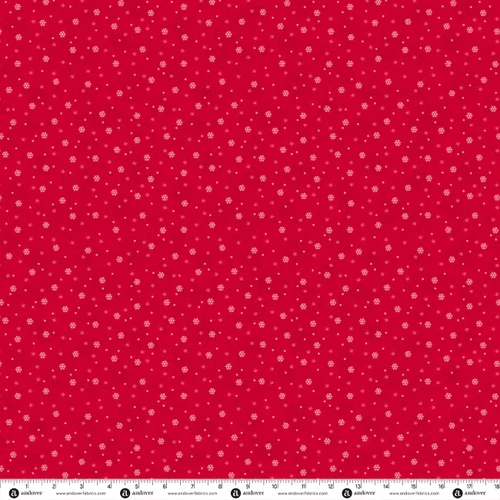 Flurry 108s by Andover Fabrics Flurry 108 Scarlet
