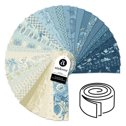Flower Girl - 2.5 Inch Strip Roll - 40 Cuts Each
