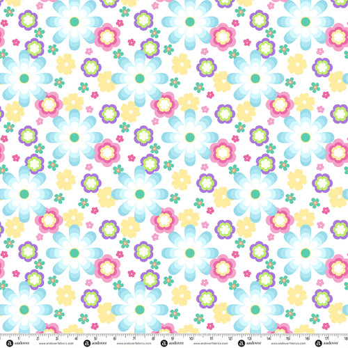Daisy Child by Andover Fabrics Daisy Child Cloud