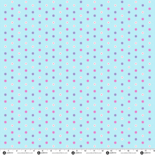 Daisy Child by Andover Fabrics Petal Dot Sky
