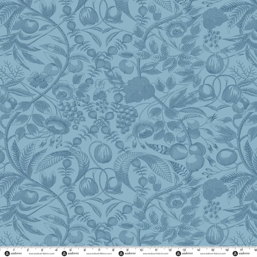 Flower Girl by Laundry Basket Quilts Valley Silk Blue