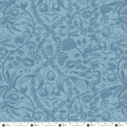 Flower Girl by Laundry Basket Quilts Valley Silk Blue