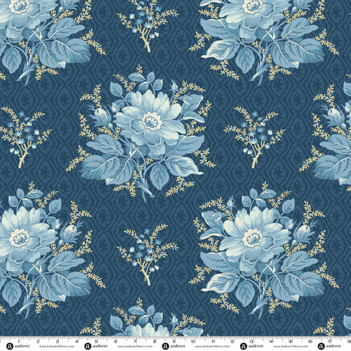 Flower Girl 108s by Laundry Basket Quilts Gardenia Night Sky