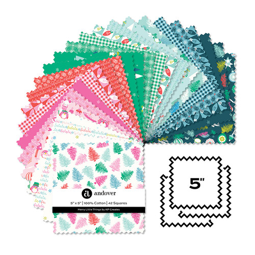 Merry Little Things - 5 Inch Square - 42 Cuts Each