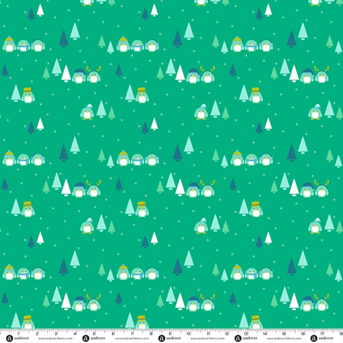 Merry Little Things by KP Creates James Penguin Green