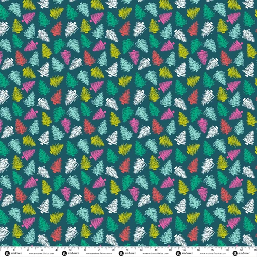 Merry Little Things by KP Creates Bottle Brush Trees Midnight Teal