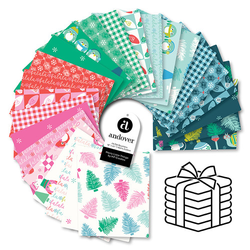 Merry Little Things - Fat Quarter Bundle - 25 Cuts Each