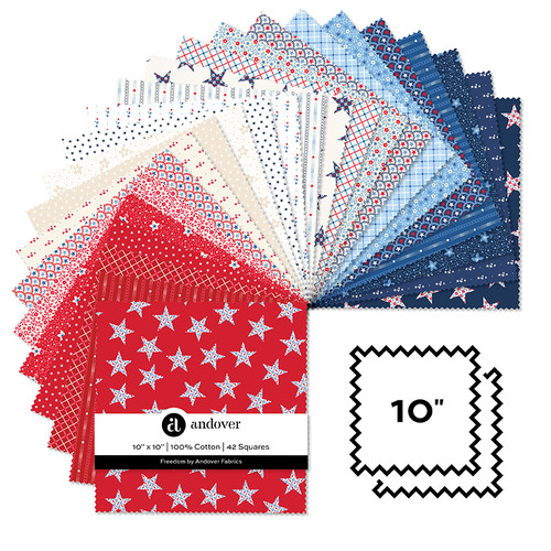 Freedom - 10 Inch Square - 42 Cuts Each