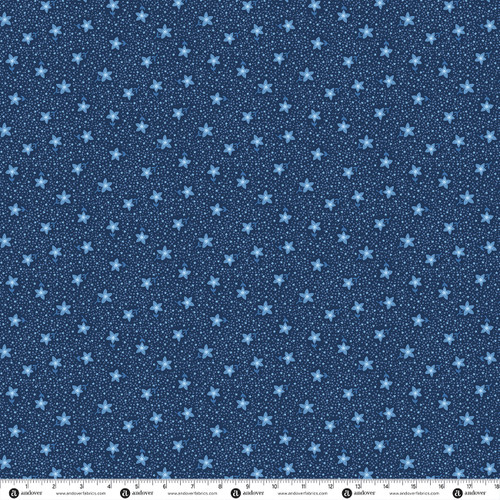 Freedom by Andover Fabrics Galaxy Star Midnight
