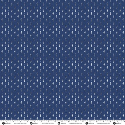 Freedom by Andover Fabrics Cluster Navy