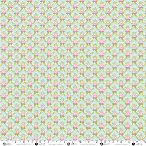 Ode to a Butterfly by Andover Fabrics Trellis Bloom Skyward