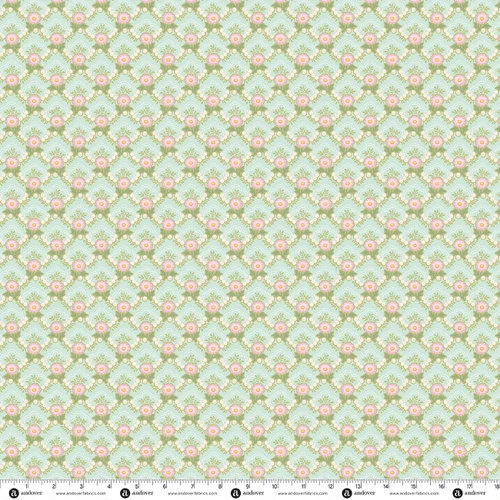 Ode to a Butterfly by Andover Fabrics Trellis Bloom Skyward